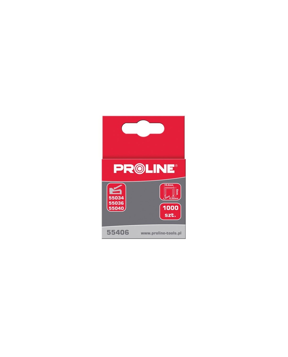 Zszywki PROLINE 10,10,6x1,2 mm - 1000 szt. Typ G w atrakcyjnej cenie Zszywki PROLINE 10,10,6x1,2 mm - 1000 szt. Typ G w atrakcyjnej cenie