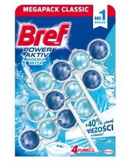 Kostka do WC Ocean 3x50 g Power Active BREF - Świeżość i Czystość Kostka do WC Ocean 3x50 g Power Active BREF - Świeżość i Czystość