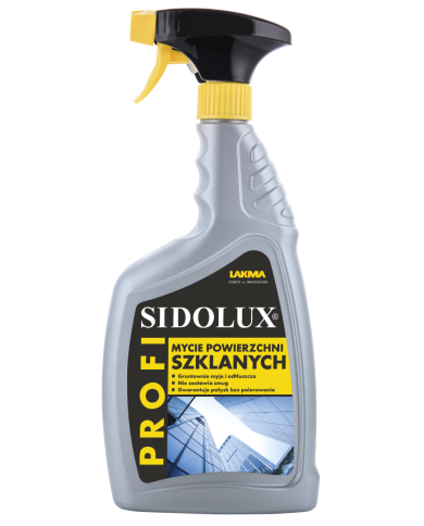Preparat do mycia szkła 0,75 L SIDOLUX PROFI - Doskonała czystość Preparat do mycia szkła 0,75 L SIDOLUX PROFI - Doskonała czystość