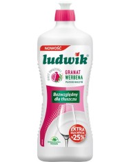Płyn do naczyń LUDWIK 0,9 L - Granat z Werbeną - Skuteczny! Płyn do naczyń LUDWIK 0,9 L - Granat z Werbeną - Skuteczny!