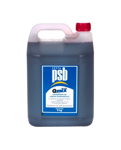 Plastyfikator do betonu Qmix Plus 5 L - Wysoka jakość i wydajność Plastyfikator do betonu Qmix Plus 5 L - Wysoka jakość i wydajność