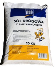 Sól drogowa z antyzbrylaczem 20 kg - PSB TRANS-PAL