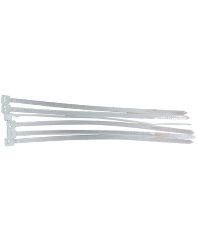 Opaski zaciskowe białe 3.6mm x 300mm - 100 sztuk w opakowaniu Opaski zaciskowe białe 3.6mm x 300mm - 100 sztuk w opakowaniu
