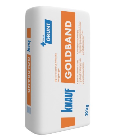 Ręczny tynk gipsowy 20 kg Goldband KNAUF - Wysoka jakość! Ręczny tynk gipsowy 20 kg Goldband KNAUF - Wysoka jakość!