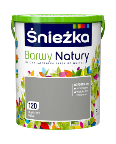 Farba grafitowa do ścian i sufitów 5L ŚNIEŻKA - Mural Farba grafitowa do ścian i sufitów 5L ŚNIEŻKA - Mural