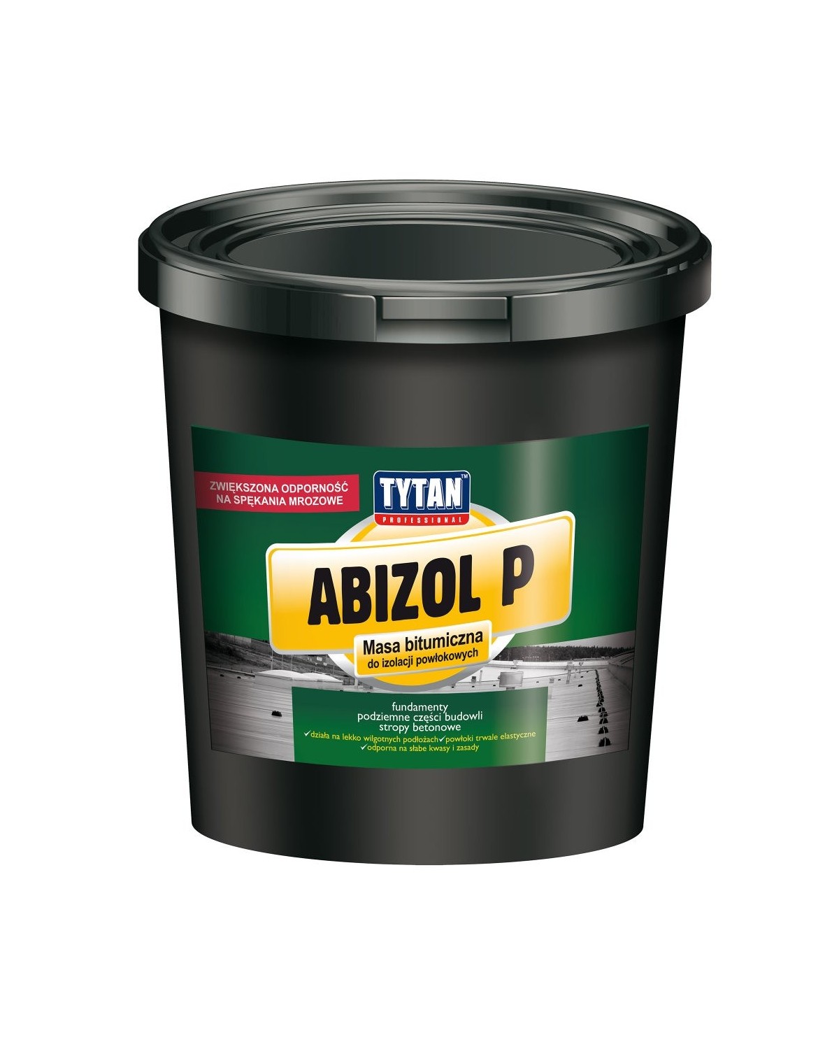 Masa bitumiczna Abizol P 9 kg - Izolacje powłokowe TYTAN PROFESSIONAL