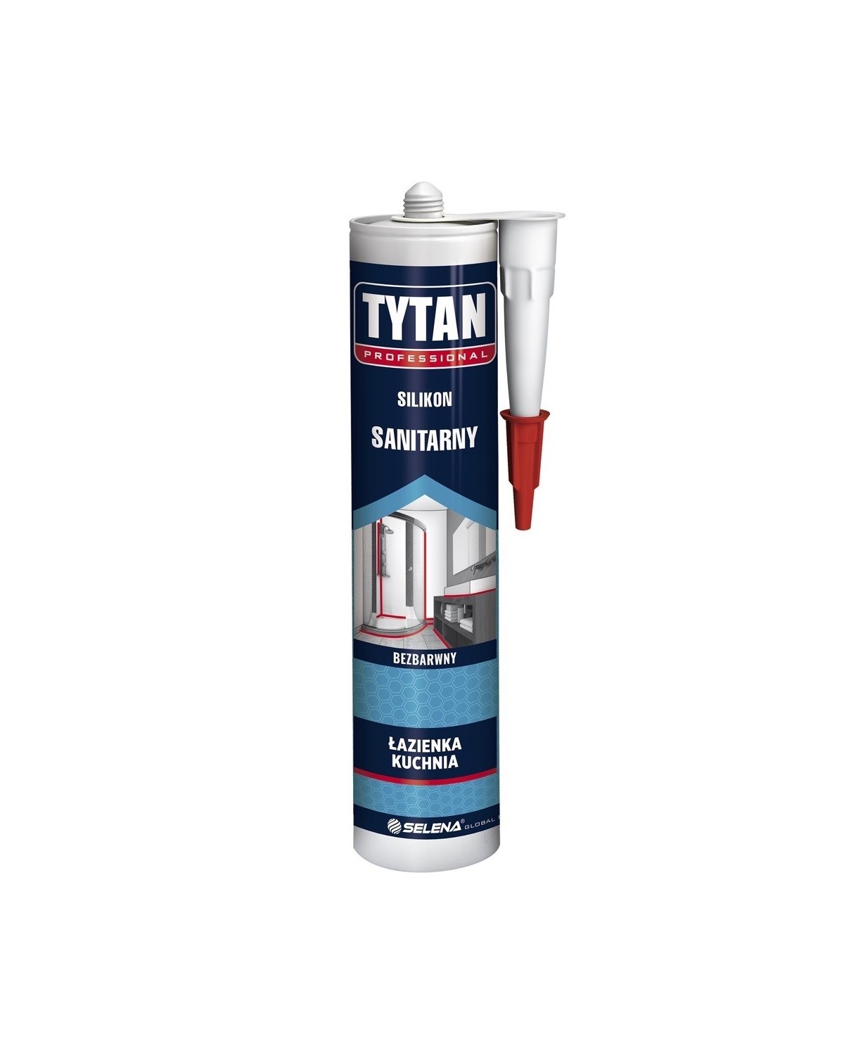 Silikon Sanitarny Bezbarwny 280 ml - TYTAN PROFESSIONAL