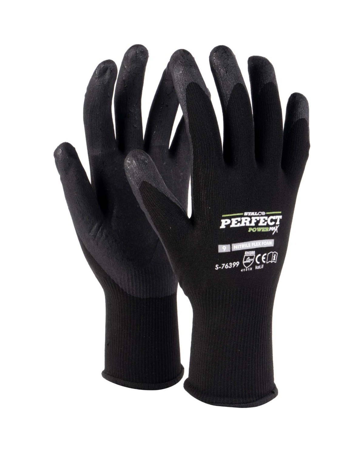 Rękawice nylonowe nitrile flex foam 10 STALCO - Wysoka jakość!