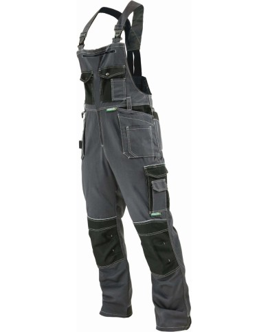 Spodnie robocze Allround Line S-48 STALCO PREMIUM - Szaro-Czarne