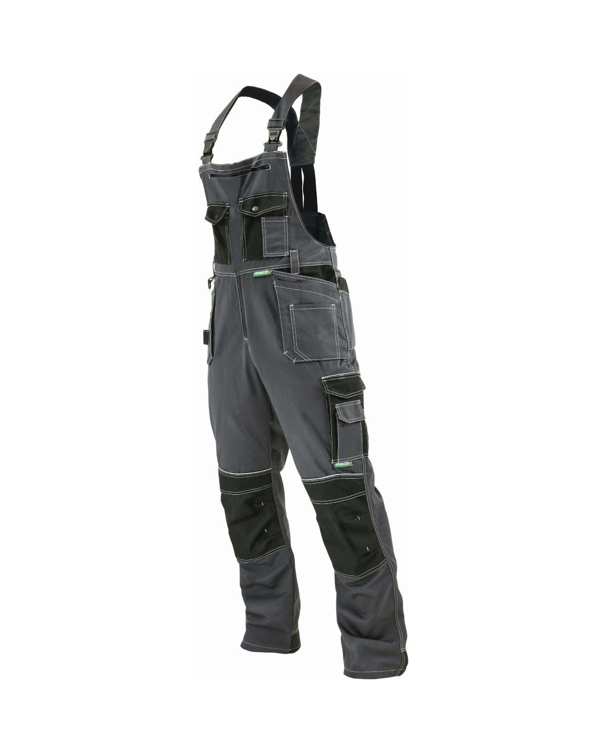 Spodnie robocze Allround Line S-48 STALCO PREMIUM - Szaro-Czarne
