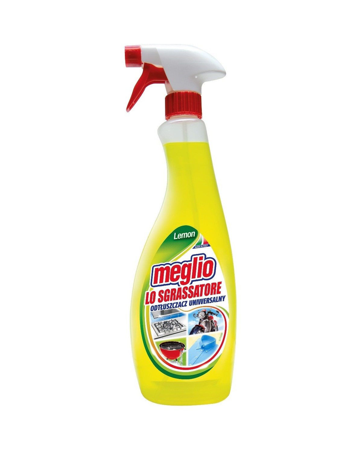 Odtłuszczacz w sprayu Lemon 750 ml MEGLIO - Skuteczne czyszczenie Odtłuszczacz w sprayu Lemon 750 ml MEGLIO - Skuteczne czyszczenie
