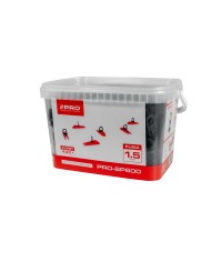 System poziomujący PRO-SP600 1,5mm - 400 klipsów w wiadrze 5l