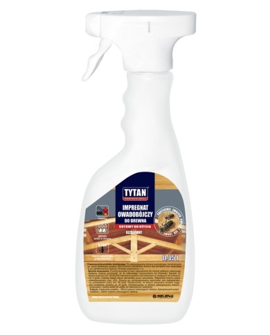 Impregnat owadobójczy bezbarwny 0,45 l TYTAN PROFESSIONAL - skuteczny! Impregnat owadobójczy bezbarwny 0,45 l TYTAN PROFESSIONAL - skuteczny!