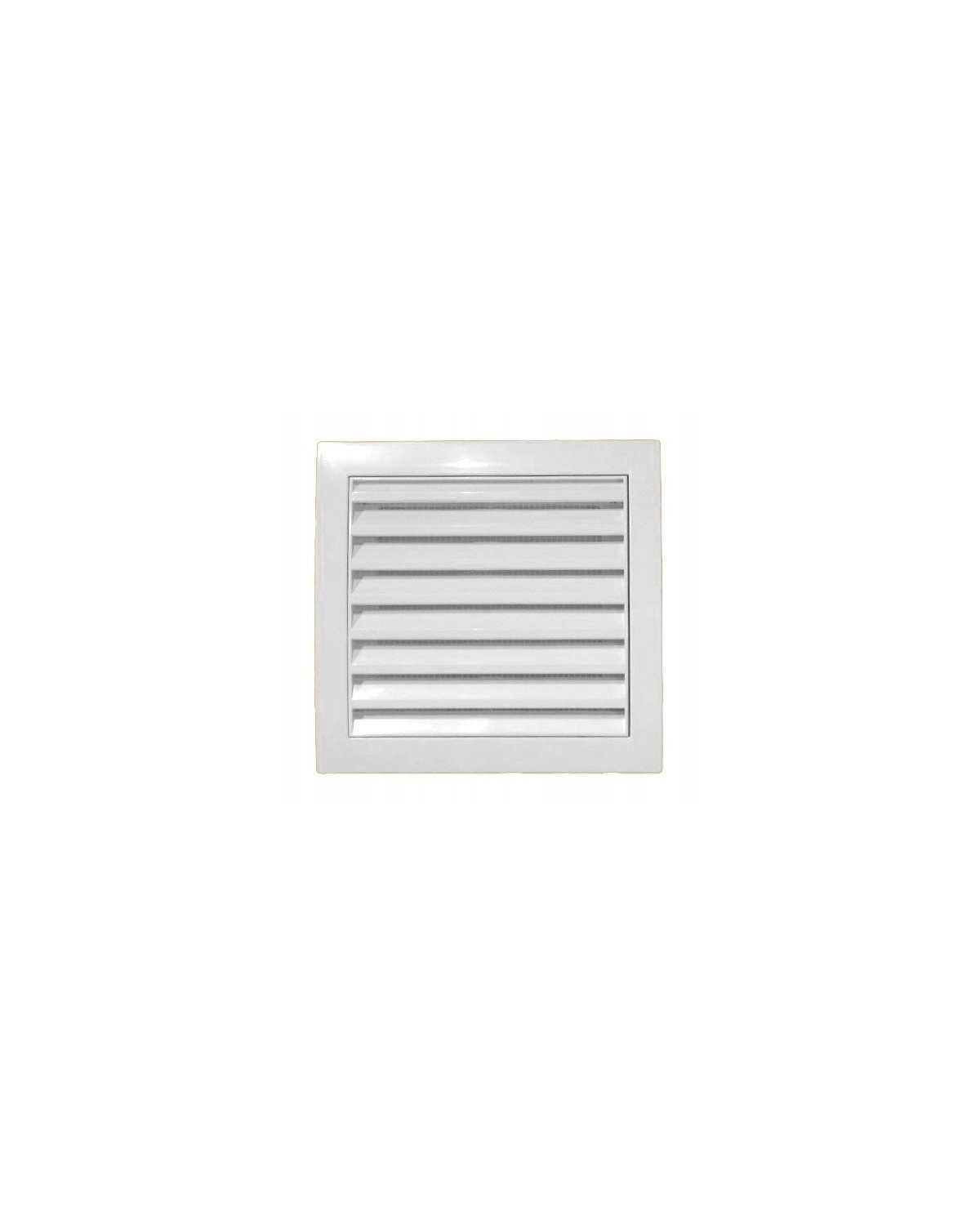Osłona wentylacyjna z siatką 200x200 mm biała - PRZYBYSZ Osłona wentylacyjna z siatką 200x200 mm biała - PRZYBYSZ
