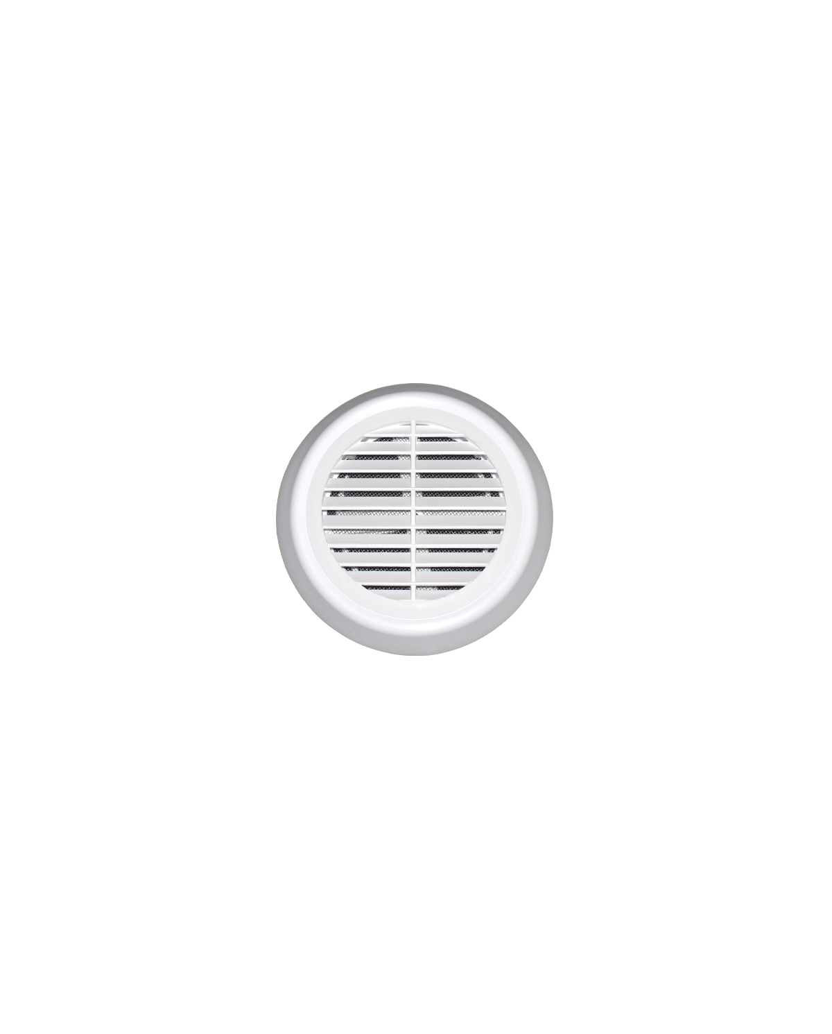 Kratka wentylacyjna skośna 95-150 mm biała z siatką PRZYBYSZ