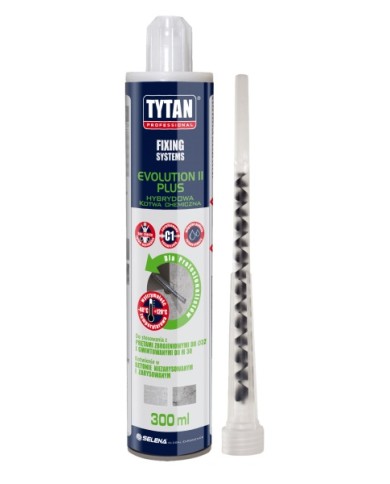 Tytan Evolution II - Hybrydowa kotwa chemiczna 300ml - Sklep Tytan Evolution II - Hybrydowa kotwa chemiczna 300ml - Sklep