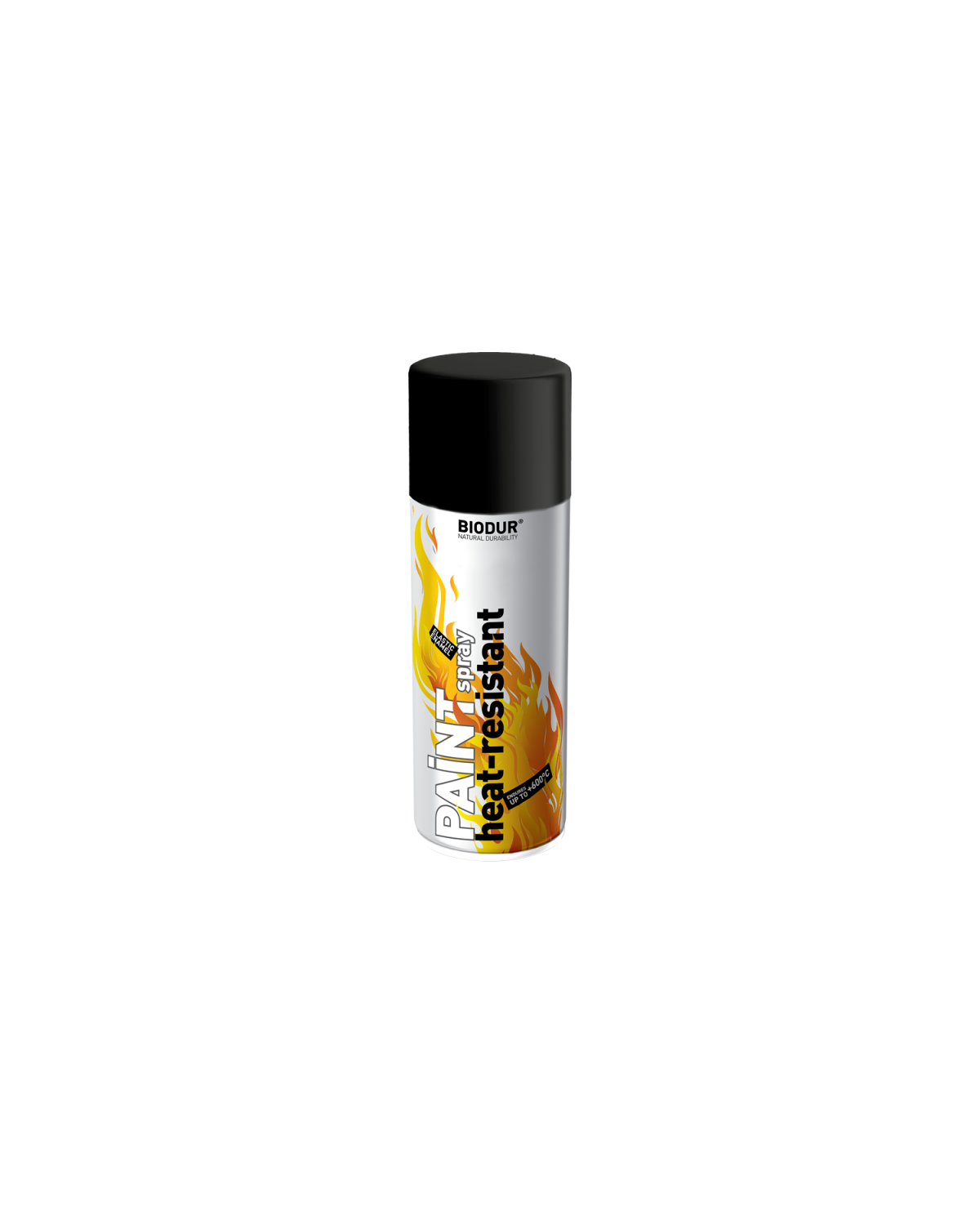 Biodur Emalia czarna 400ml - odporna na wysokie temperatury Biodur Emalia czarna 400ml - odporna na wysokie temperatury