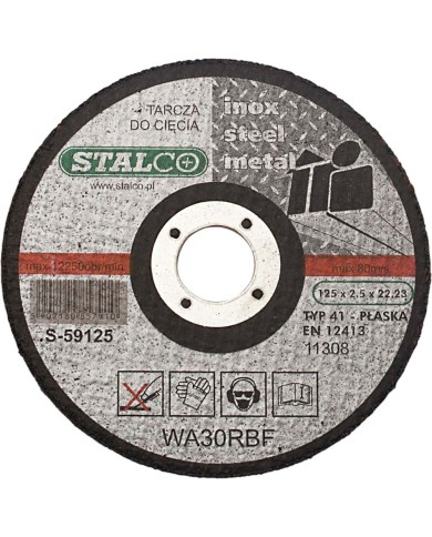 Tarcza do metalu 125x2,5 mm STALCO - Wysoka jakość i wydajność