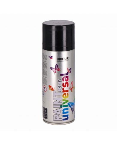 Farba spray Biodur czarny RAL 9005 - Wysoka jakość i trwałość Farba spray Biodur czarny RAL 9005 - Wysoka jakość i trwałość