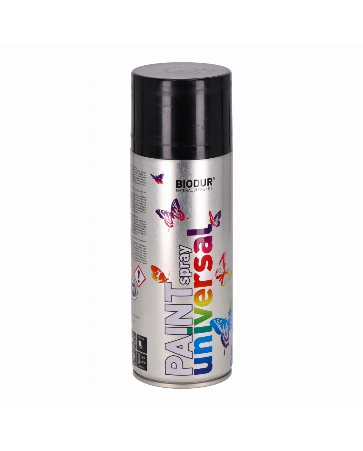 Farba spray Biodur czarny matowy RAL 9005 - Wysoka jakość Farba spray Biodur czarny matowy RAL 9005 - Wysoka jakość