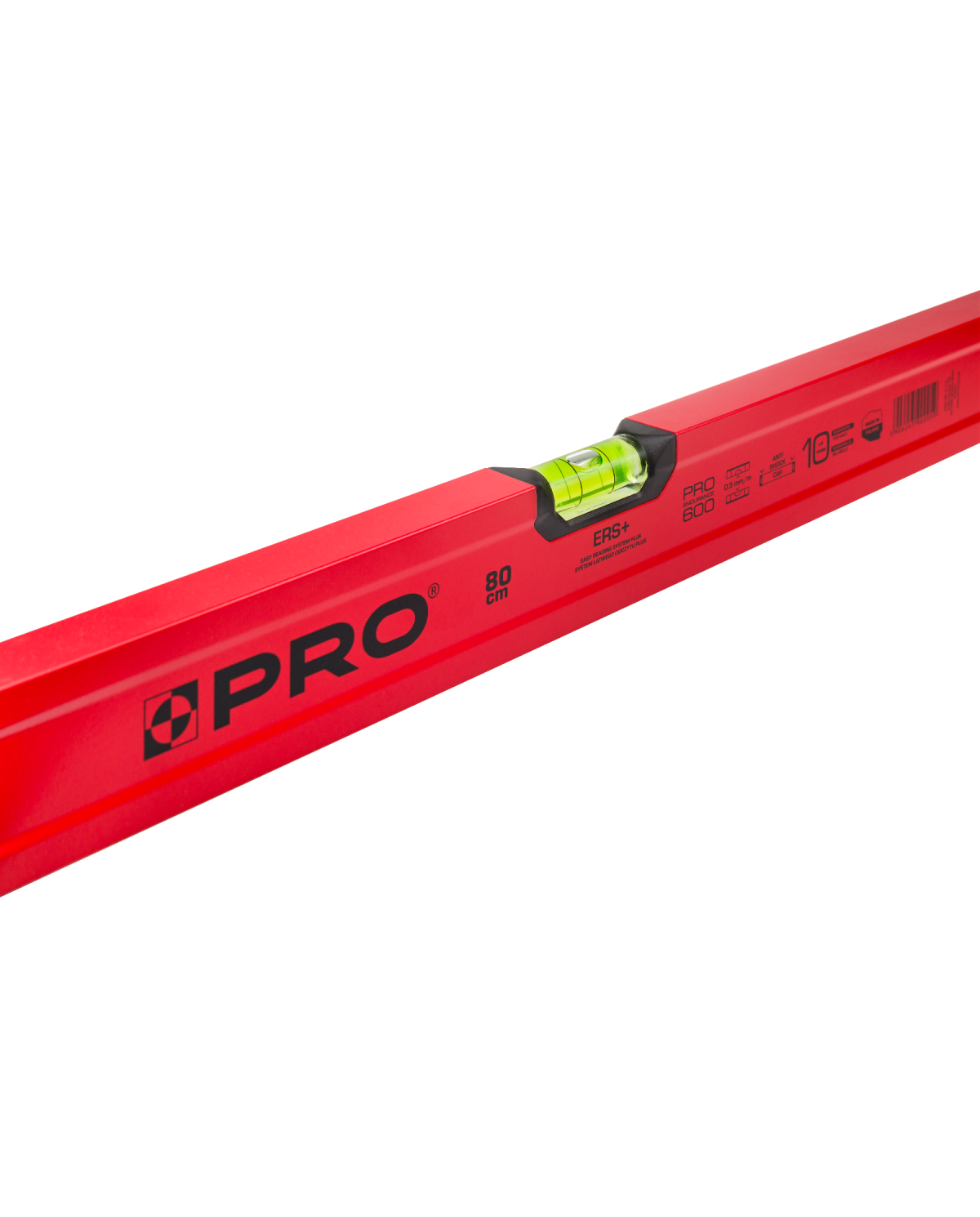 Poziomica PRO600 80cm czerwona - precyzyjne pomiary