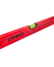 Poziomica PRO600 80cm czerwona - precyzyjne pomiary