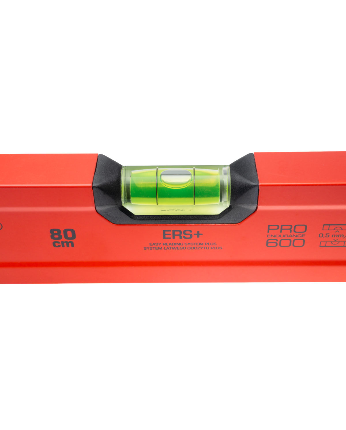 Poziomica PRO600 80cm czerwona - precyzyjne pomiary