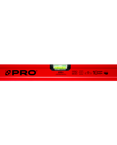 Poziomica PRO600 100cm czerwona - precyzyjne pomiary Poziomica PRO600 100cm czerwona - precyzyjne pomiary