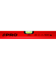 Poziomica PRO600 100cm czerwona - precyzyjne pomiary