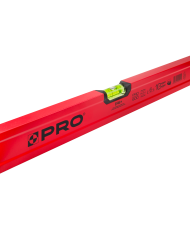 Poziomica PRO600 100cm czerwona - precyzyjne pomiary