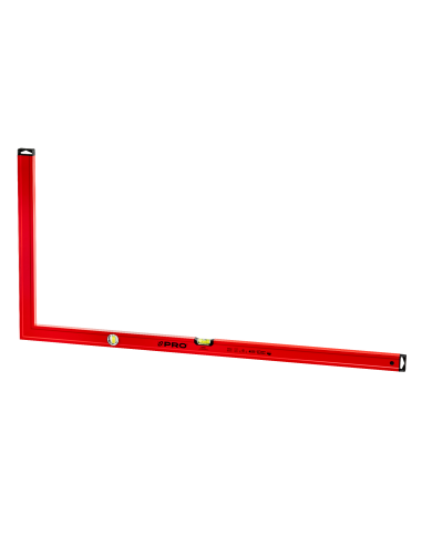 Kątownica czerwona 60x120 cm z wskaźnikiem pionu i poziomu Kątownica czerwona 60x120 cm z wskaźnikiem pionu i poziomu
