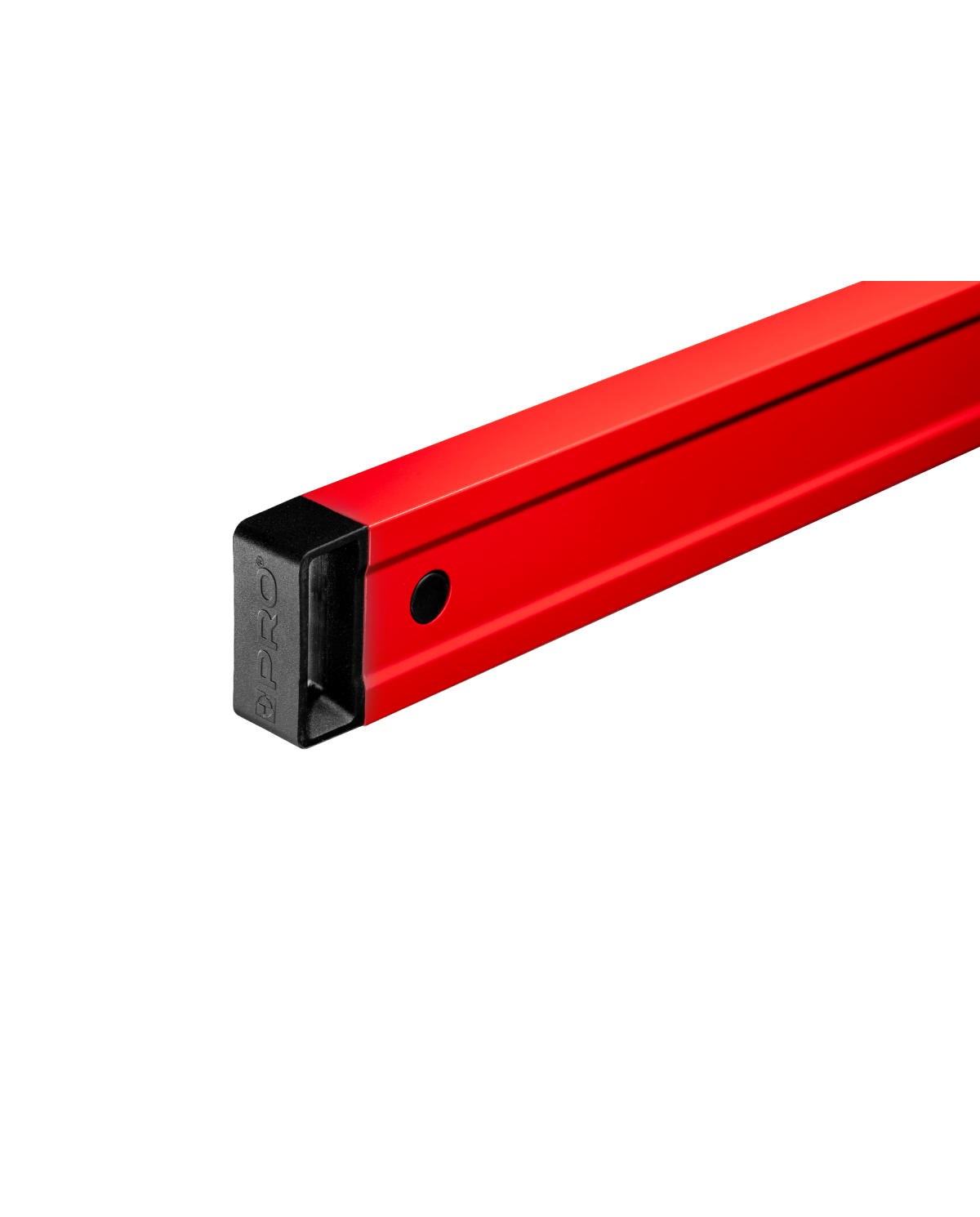 Kątownica czerwona 60x120 cm z wskaźnikiem pionu i poziomu