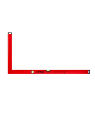 Kątownica czerwona 50x100 cm z wskaźnikiem pionu i poziomu Kątownica czerwona 50x100 cm z wskaźnikiem pionu i poziomu