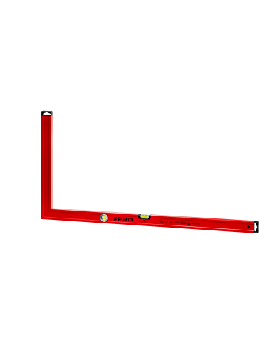 Kątownica czerwona 50x100 cm z wskaźnikiem pionu i poziomu Kątownica czerwona 50x100 cm z wskaźnikiem pionu i poziomu