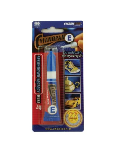 Klej CYJANOPAN 2 g do połączeń elastycznych - Wysoka jakość! Klej CYJANOPAN 2 g do połączeń elastycznych - Wysoka jakość!
