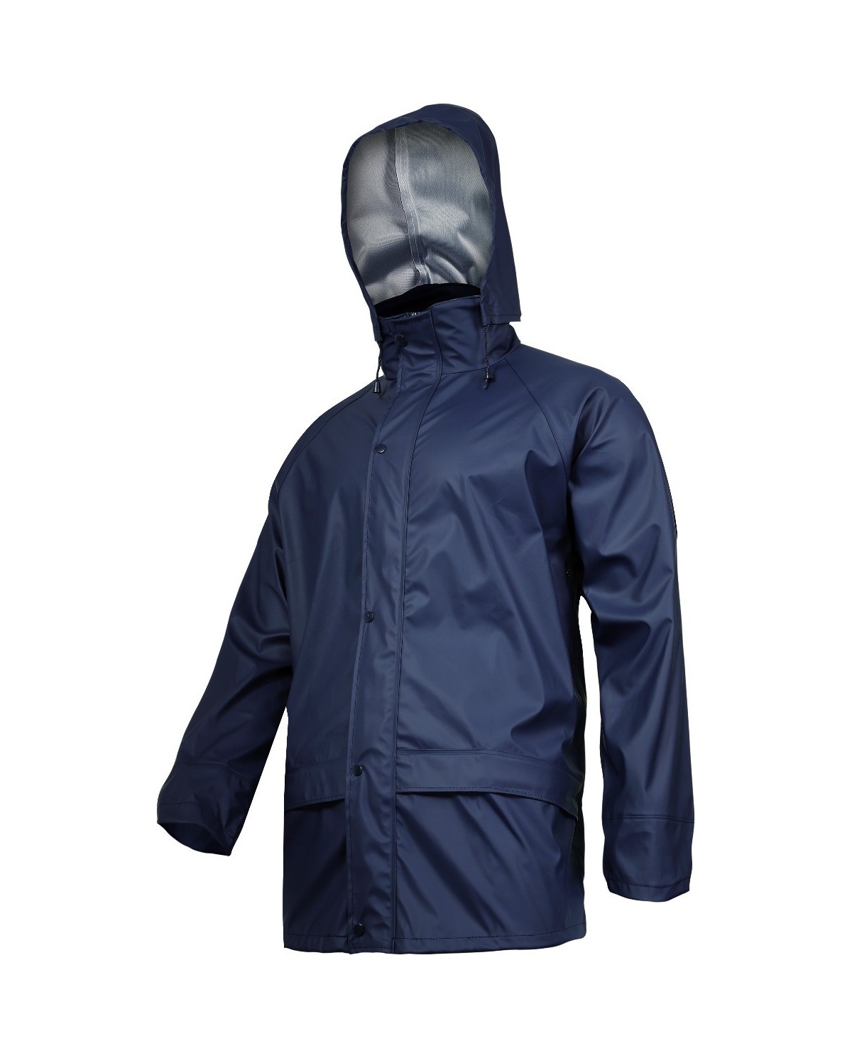 Kurtka przeciwdeszczowa PU granatowa L LAHTI PRO - Wysoka jakość!