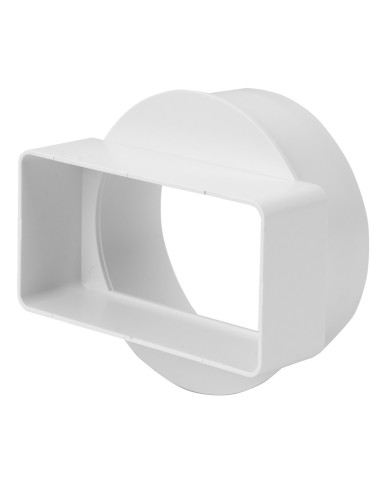 Łącznik przejście 55x110mm na okrąg 100mm - Przybysz Łącznik przejście 55x110mm na okrąg 100mm - Przybysz