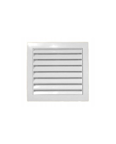 Osłona wentylacyjna 200x200 z siatką - 125 biała PRZYBYSZ