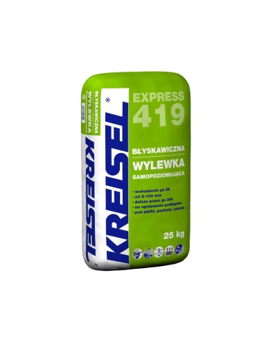 Wylewka samopoziomująca Express 419 KREISEL 25 kg - Szybka i Efektywna Wylewka samopoziomująca Express 419 KREISEL 25 kg - Szybka i Efektywna