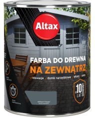 Farba do drewna na zewnątrz 0,75 L antracyt ALTAX - trwałość i styl Farba do drewna na zewnątrz 0,75 L antracyt ALTAX - trwałość i styl
