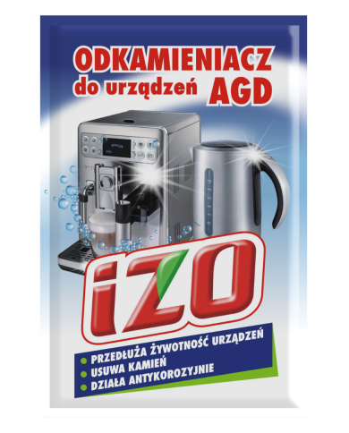 Odkamieniacz do AGD 25g - Skuteczna saszetka IZO Odkamieniacz do AGD 25g - Skuteczna saszetka IZO