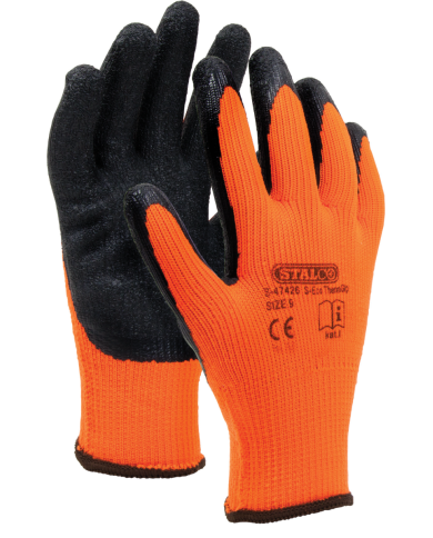 Rękawice poliestrowe ocieplane STALCO S-ECO Thermgrip 11