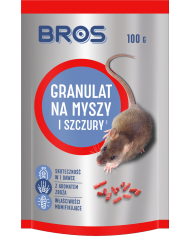 Granulat na myszy i szczury 100 g BROS - Skuteczna ochrona Granulat na myszy i szczury 100 g BROS - Skuteczna ochrona
