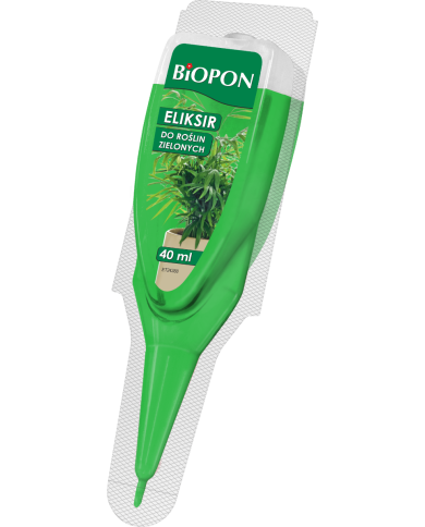 Eliksir do roślin zielonych 40 ml - BIOPON | Zdrowe rośliny Eliksir do roślin zielonych 40 ml - BIOPON | Zdrowe rośliny