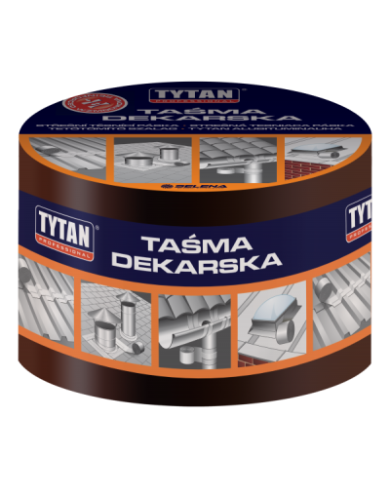 Taśma Dekoracyjna Bit Tytan Brąz 200mm x 10m - Wysoka Jakość