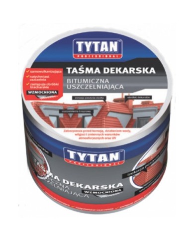 Taśma Dekarska BIT Tytan Alum 75mm x 10m - Wysoka Jakość Taśma Dekarska BIT Tytan Alum 75mm x 10m - Wysoka Jakość