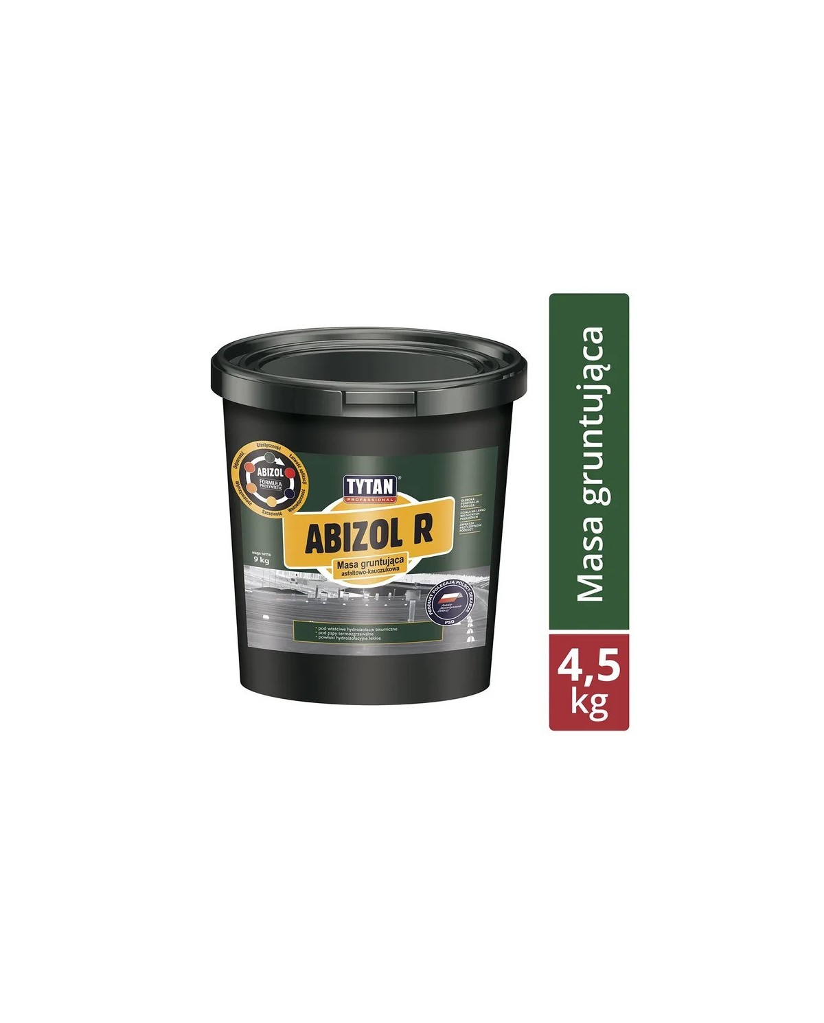 ABIZOL R grunt bitumiczny 4,5kg - Wysoka jakość i trwałość