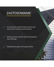 ABIZOL R grunt bitumiczny 4,5kg - Wysoka jakość i trwałość