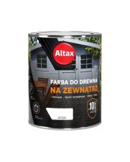ALTAX Farba do drewna na zewnątrz 750 ML BIAŁY PÓŁMAT - Idealna! ALTAX Farba do drewna na zewnątrz 750 ML BIAŁY PÓŁMAT - Idealna!