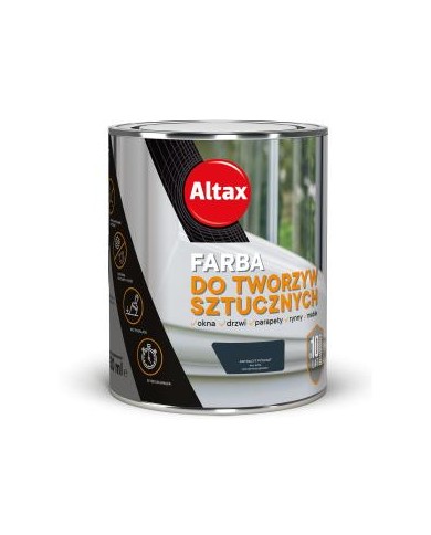 Farba do tworzyw sztucznych PVC 0,75L Antracyt - Wysoka jakość Farba do tworzyw sztucznych PVC 0,75L Antracyt - Wysoka jakość